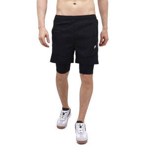 Fila Fl Pantaloneta Hombre Negro