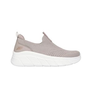 Skechers Tenis Bobs B Flex Hi Mujer Beige
