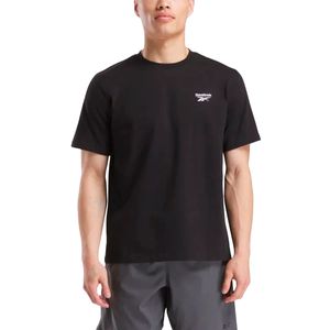 Reebok Camiseta Cody Small Logo Crew Hombre Negro