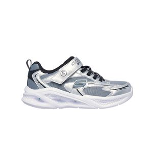 Skechers Tenis Meteor Lights Niños Plateado
